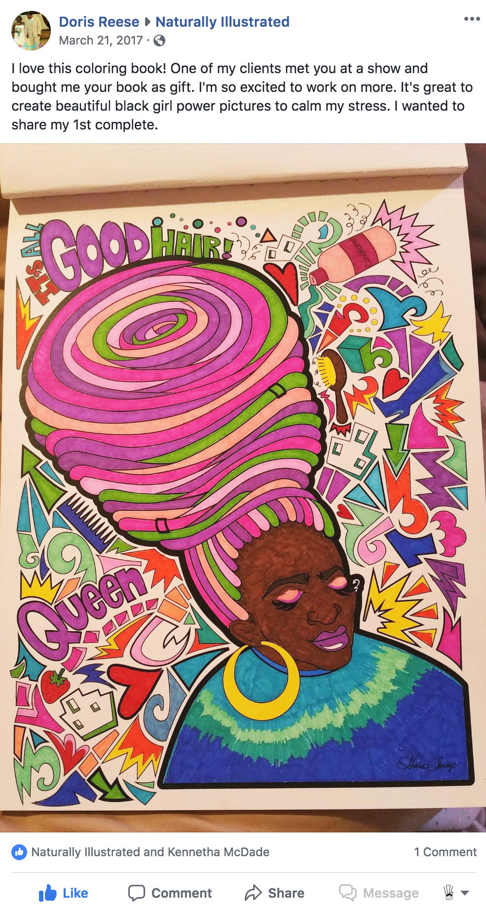 Naturally ILL Coloring Book - Print