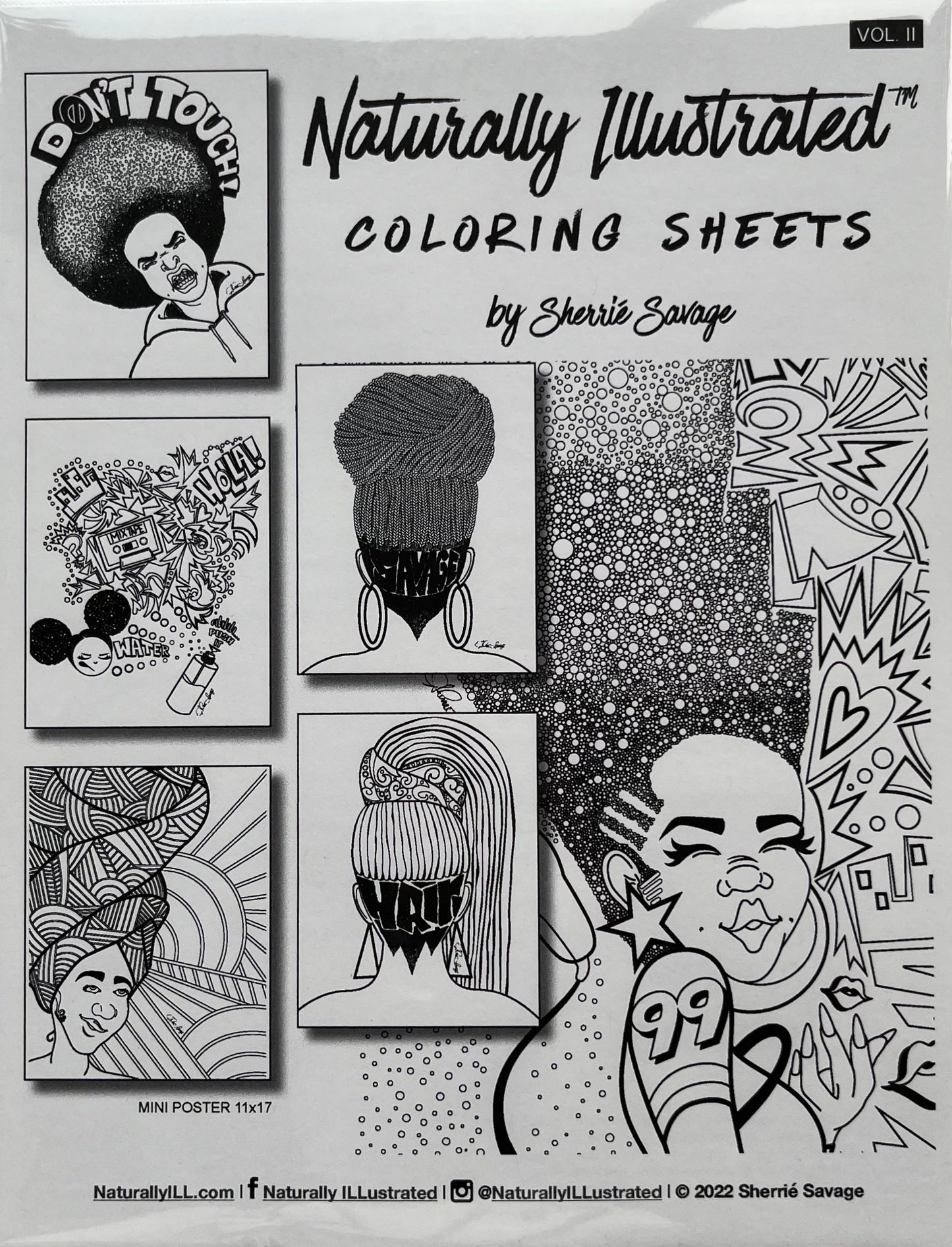 Naturally ILLustrated Coloring Pack VOL II - Digital Download