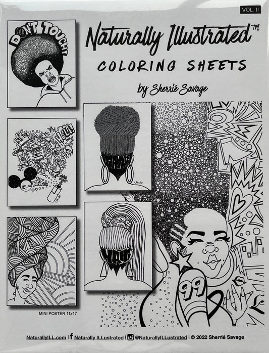 Naturally ILLustrated Coloring Pack VOL II - Digital Download