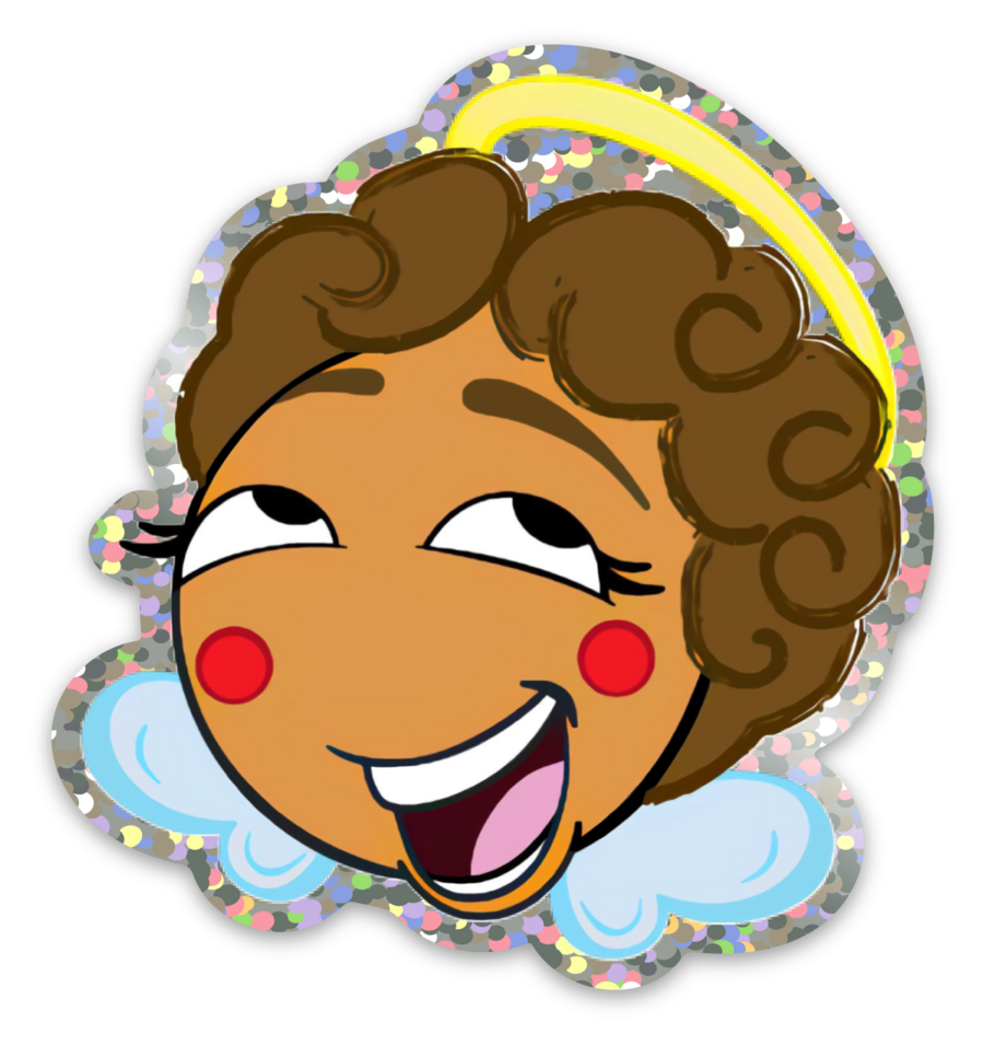 Holographic Emoji Stickers