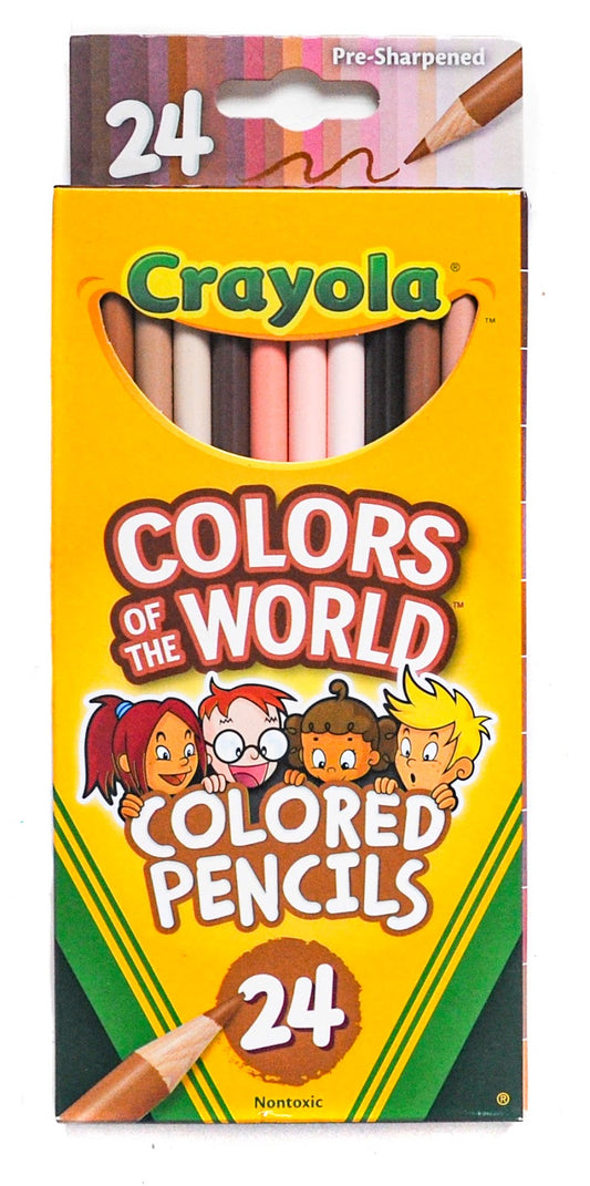 Colors of the World Crayola Colored Pencils 24 ct