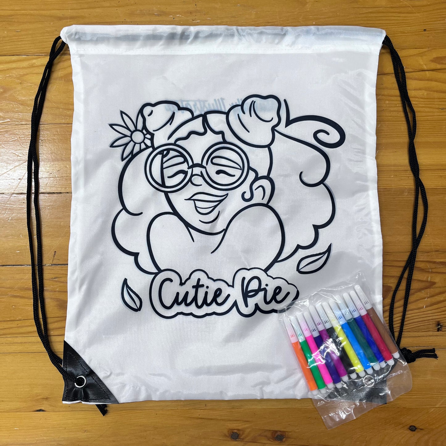 ILL Girl Drawstring Coloring Bag