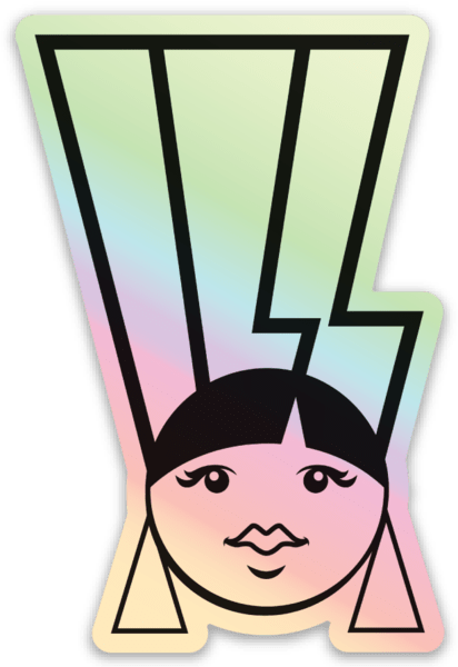Holographic Emoji Stickers