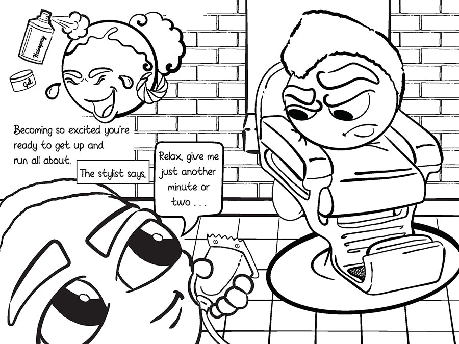 A Natural New Do for Me and You Coloring Book- Digital Download