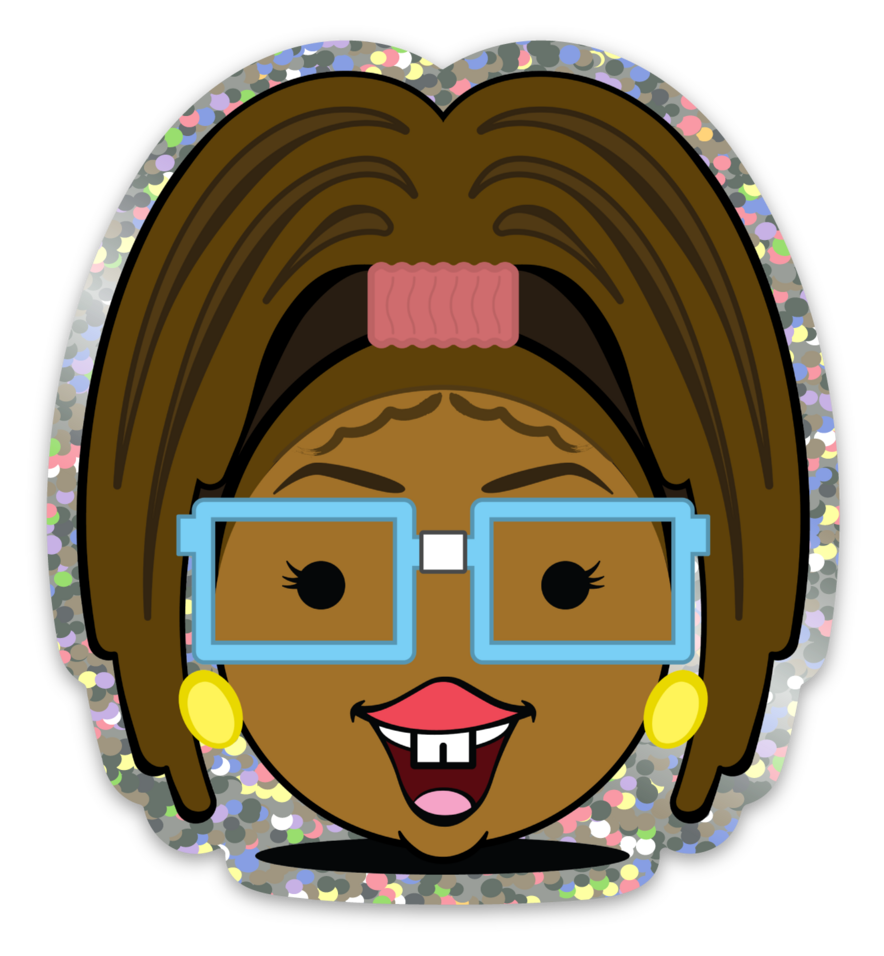 Holographic Emoji Stickers