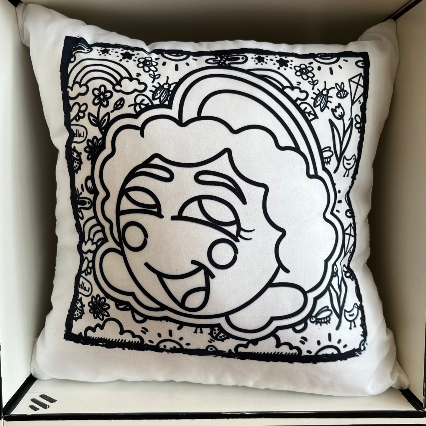 ILL Emoji Coloring Pillows