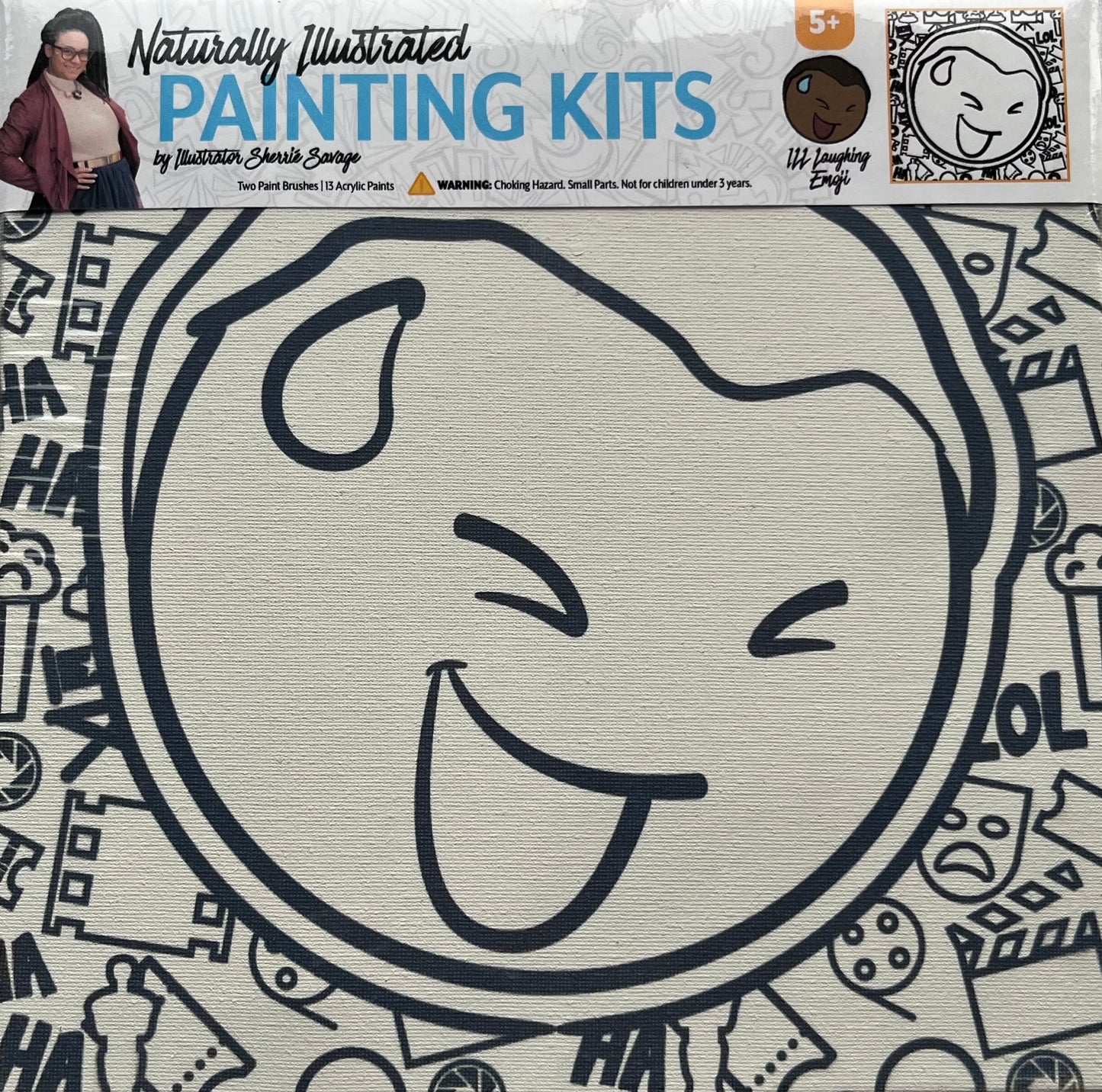 Laughing Emoji Painting Kit