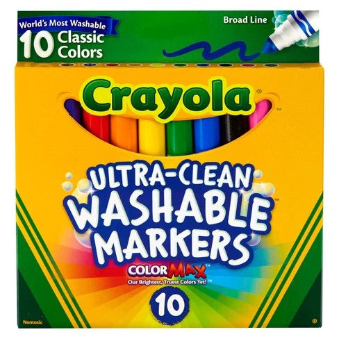 Ultra-Clean Washable Markers Color Max 10 ct
