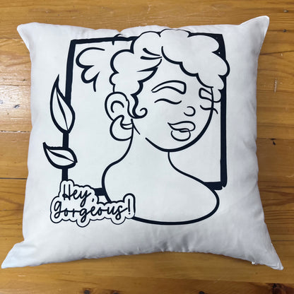 ILL Girl Coloring Pillows