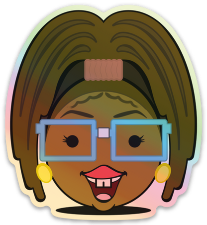 Holographic Emoji Stickers